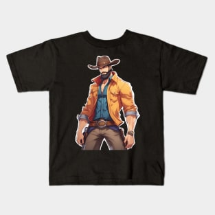 Rodeo Bull Rider Kids T-Shirt